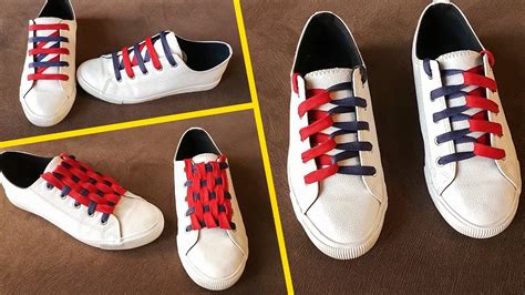 how to lace tennis shoes